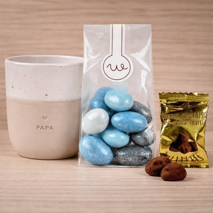 Lille gave med Blå Studenter flag