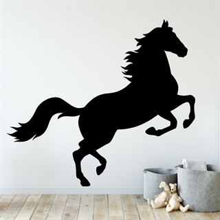 Hest der stejler silhouette - Wallstickers 