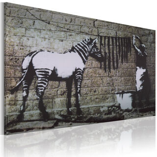 Billede - Zebra vask (Banksy)