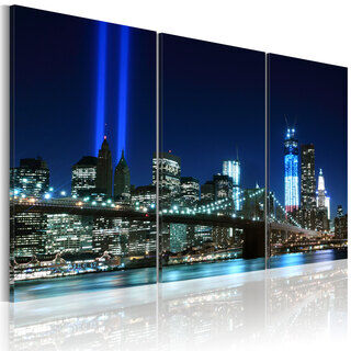 Billede - Blue lights in New York
