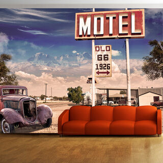 Fototapet - Old motel