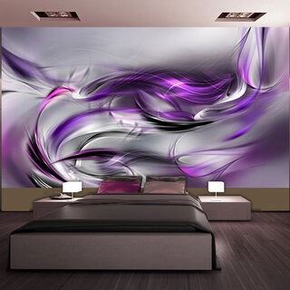 Fototapet - Purple Swirls II