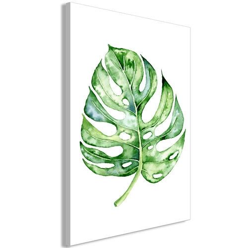 Billede - Watercolor Monstera (1 Part) Vertical