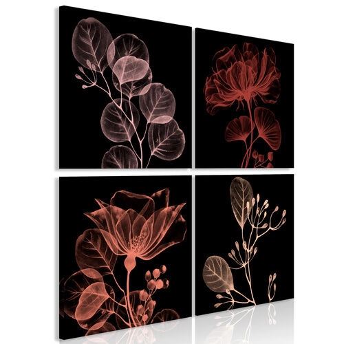 Billede - Glowing Flowers (4 Parts)