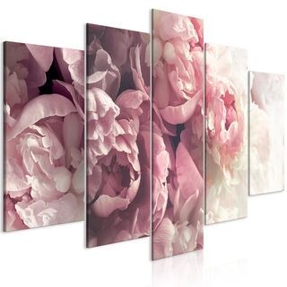 Billede - Vintage Peonies (5 Parts) Wide