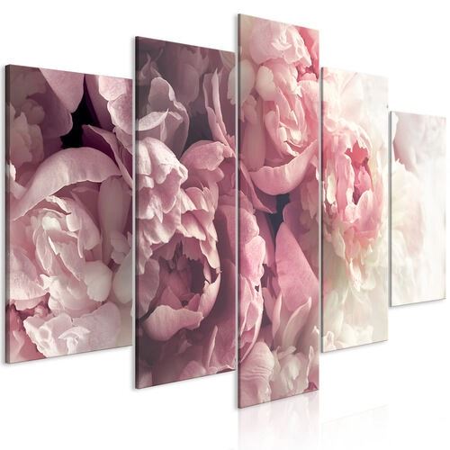 Billede - Vintage Peonies (5 Parts) Wide