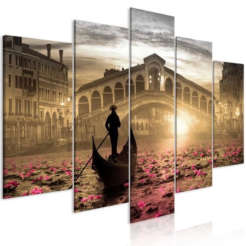 Billede - Magic Venice (5 Parts) Wide Orange