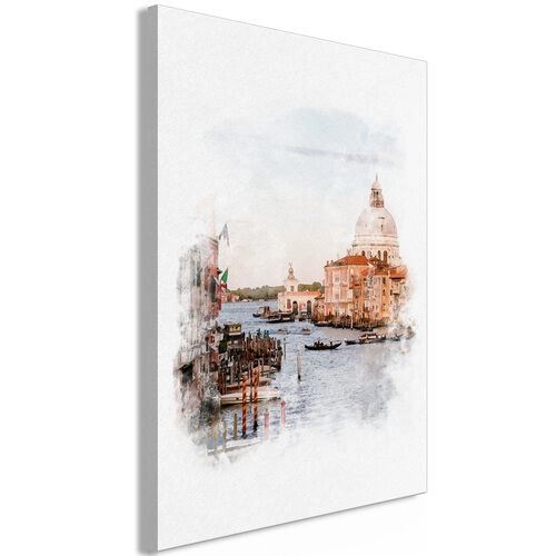 Billede - Watercolour Venice (1 Part) Vertical