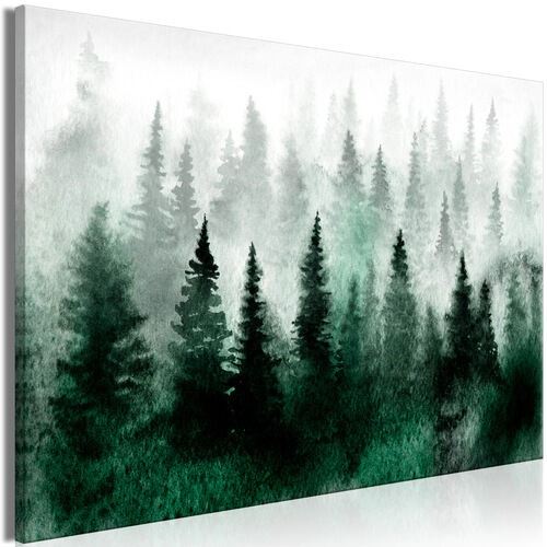 Billede - Scandinavian Foggy Forest (1 Part) Wide