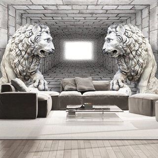 Fototapet - Stone Lions