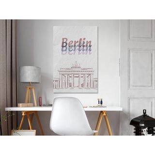 Billede - Berlin in Watercolours (1 Part) Vertical