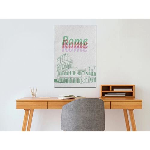 Billede - Rome in Watercolours (1 Part) Vertical