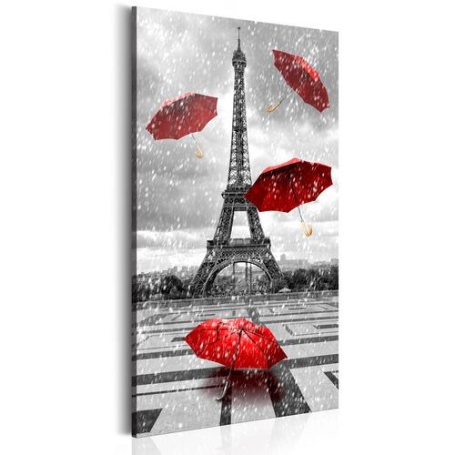 Billede - Paris: Red Umbrellas