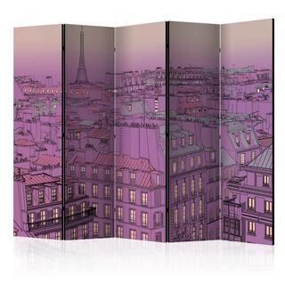 Skærmvæg - Friday evening in Paris II [Room Dividers]