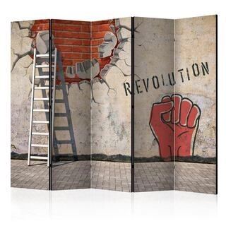 Skærmvæg - The invisible hand of the revolution II [Room Dividers]