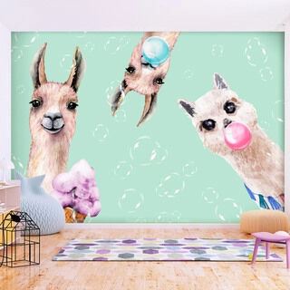 Fototapet - Crazy Llamas