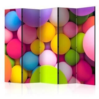 Skærmvæg - Colourful Balls II [Room Dividers]