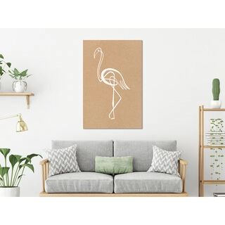 Billede - White Flamingo (1 Part) Vertical