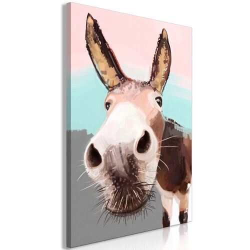 Billede - Curious Donkey (1 Part) Vertical