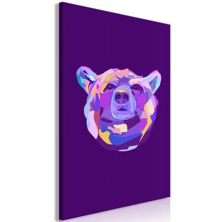 Billede - Colourful Bear (1 Part) Vertical