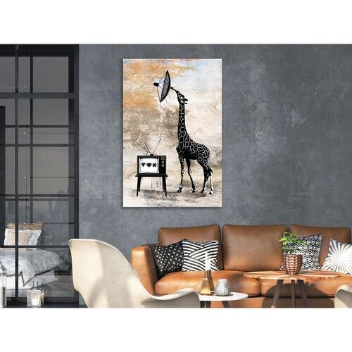 Billede - Television Giraffe (1 Part) Vertical