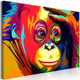 Billede - Colourful Orangutan (1 Part) Wide