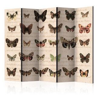 Skærmvæg - Retro Style: Butterflies II [Room Dividers]