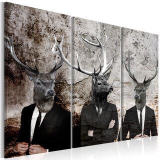 Billede - Deer in Suits I