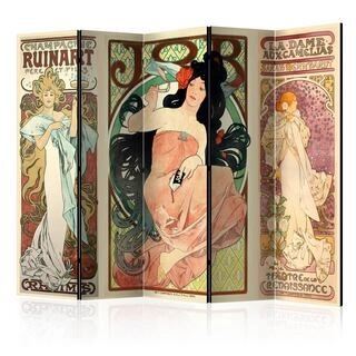 Skærmvæg - Alphonse Mucha. Women's II [Room Dividers]