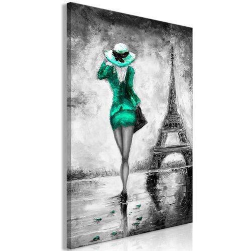 Billede - Parisian Woman (1 Part) Vertical Green