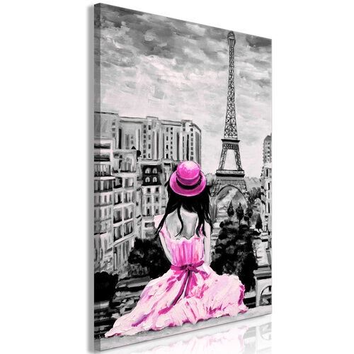 Billede - Paris Colour (1 Part) Vertical Pink