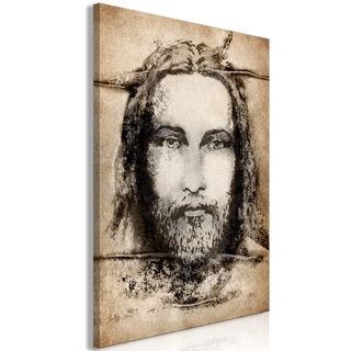 Billede - Shroud of Turin in Sepia (1 Part) Vertical