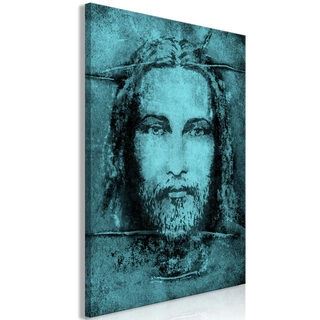 Billede - Shroud of Turin in Turqoise (1 Part) Vertical