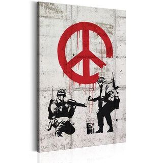 Billede -  Soldiers Painting Peace by Banksy