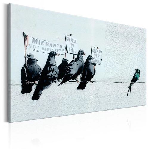 Billede - Protesting Birds by Banksy