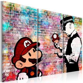 Billede - Rainbow Brick (Banksy)