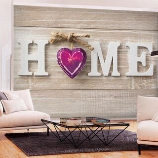 Fototapet - Home Heart (Violet)