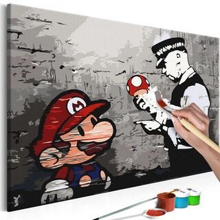 Mal selv billede - Mario (Banksy)