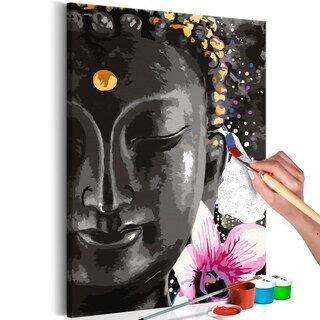 Mal selv billede - Buddha and Flower