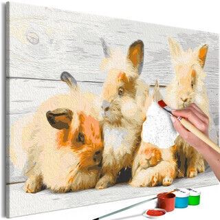 Mal selv billede - Four Bunnies