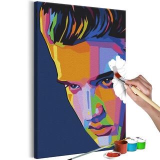 Mal selv billede - Colourful Elvis