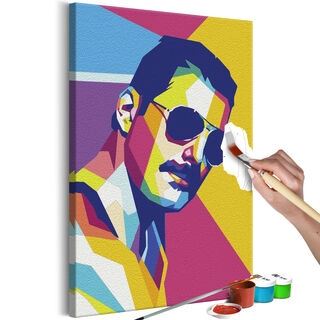 Mal selv billede - Colourful Freddie