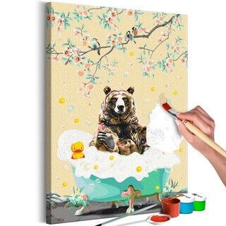 Mal selv billede - Bathing Bear