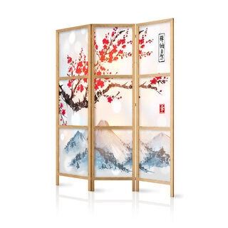 Japansk skærmvæg - Japanese Style: Fuji Mountain [Room Dividers]