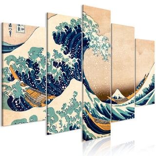 Billede - The Great Wave off Kanagawa (5 Parts) Wide