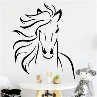 Den smukkeste hest - wallstickers