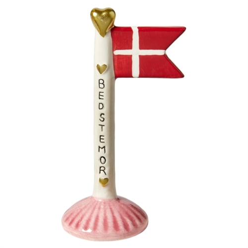 Flag Bedstemor H: 14cm