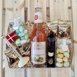 Gavekurv til Pædagog med keramik flag