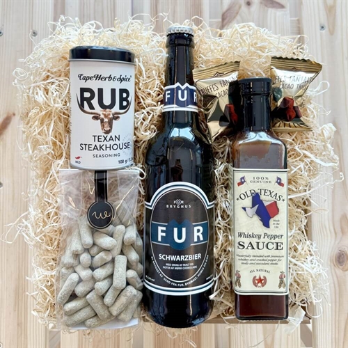 Gavekurv med 2 Fur øl Classic, Pilsner og lakrids 