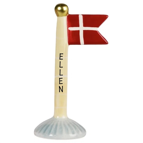Flag Lysegul H: 14cm keramik